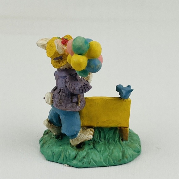 Cottontail Lane Balloons For Sale Bunny‎ Rabbit Figurine Resin - Picture 3 of 6